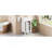 18" French Style Bathroom Cabinet With Storage, Small Space Solution With Ceramic Sink, Adjustable Shelf, Soft-Closing Hinges-1992439773