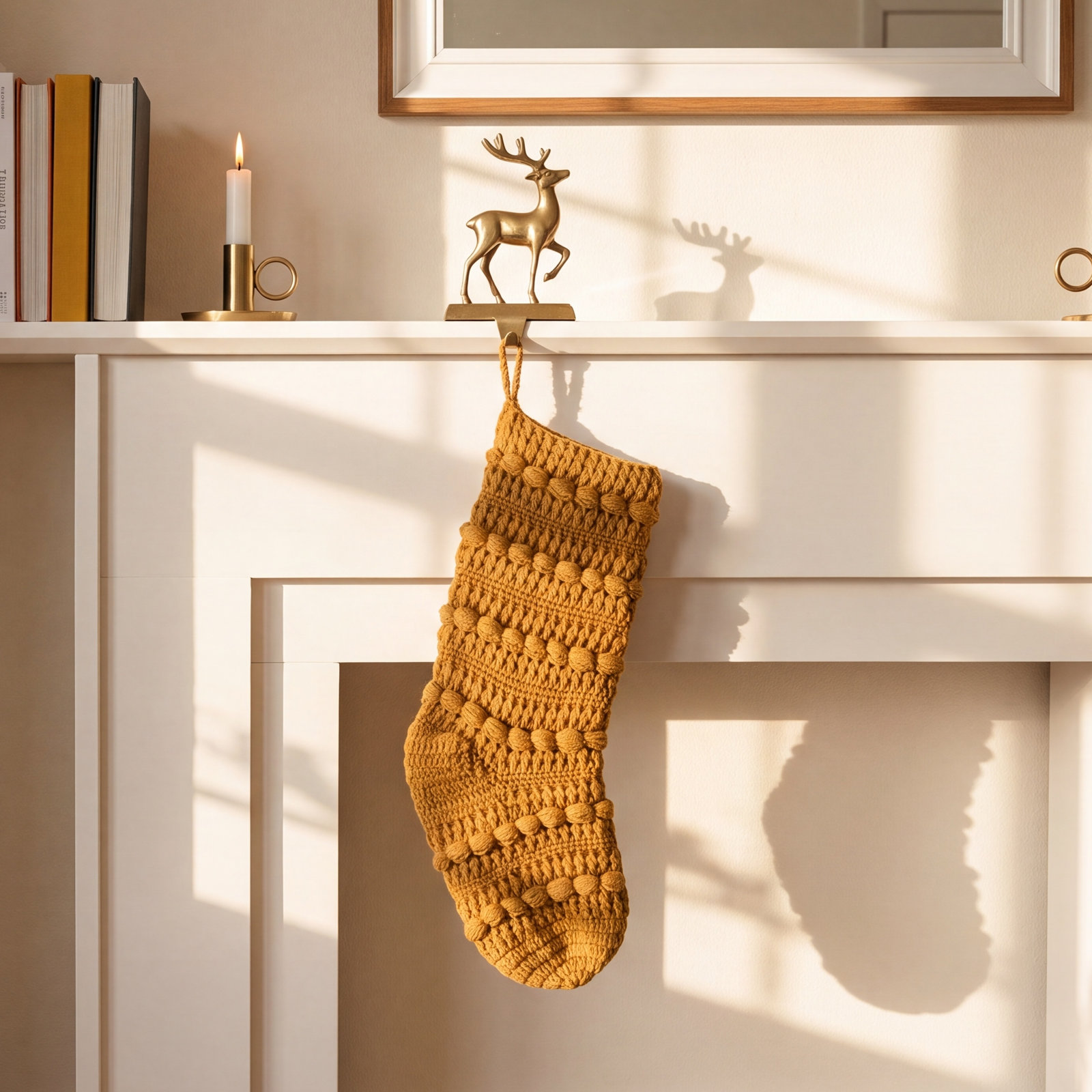 Wool Stocking, Yellow