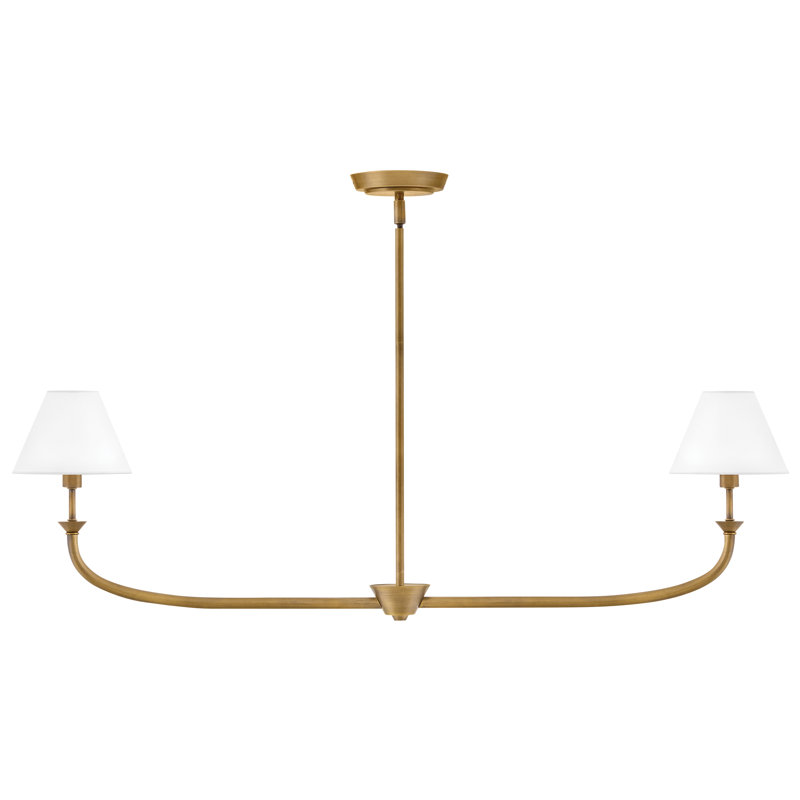 Greta 2-Light Chandelier, Or