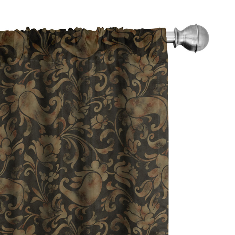 Semi Sheer Curtain Pair, 28" W x 84" L