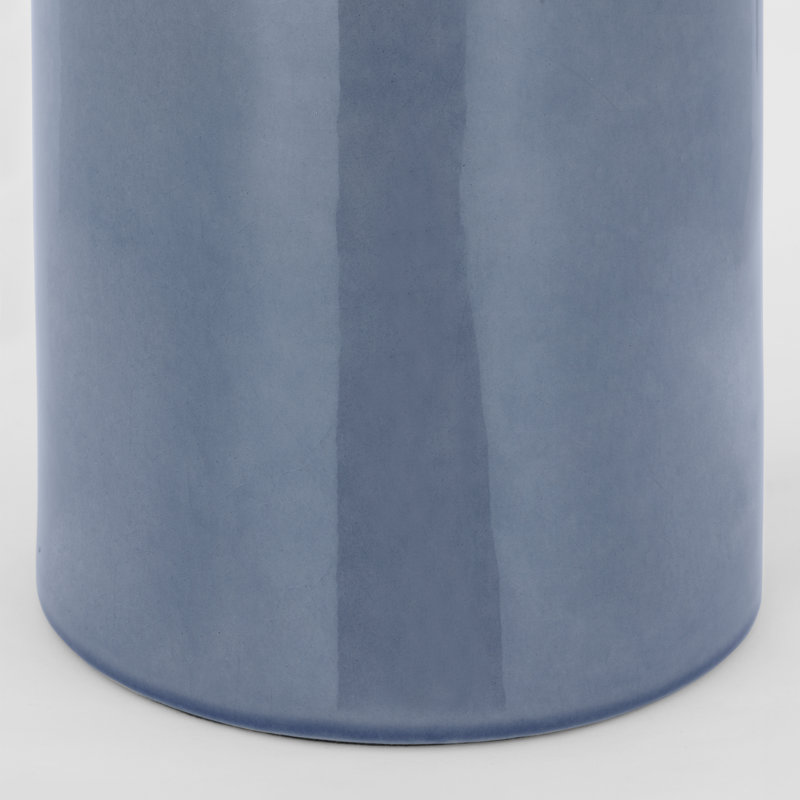 Xian Table Lamp, Polar Blue Crackle/Soft Brass