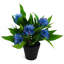 Plastic, Silk Freesia Arrangement in Pot-109341032