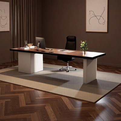 Modern minimalist office desk