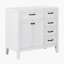 Charmant meuble-lavabo avec tiroirs et grand espace de rangement-108526014