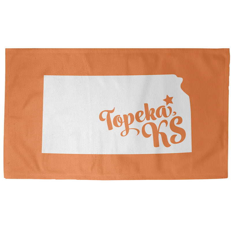 Tapis de zone orange topeka kansas, Rectangle 2 pi x 3 pi, Oui