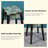 Abdia Counter Stool with Solid Wood Frame