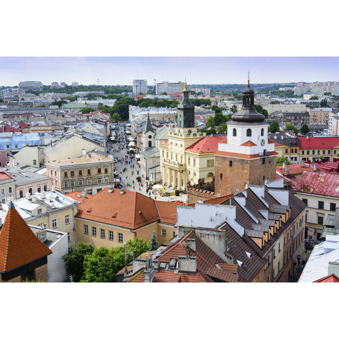 Altstadt in Lublin von Woyzzeck - Leinwandbild