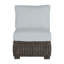 Fauteuil de chambre modulaire rustique tissé noyer noir-607864357-607864369-600847749