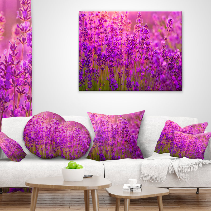 Coussin Tihany Bright Floral, 18 po x 18 po, Carré