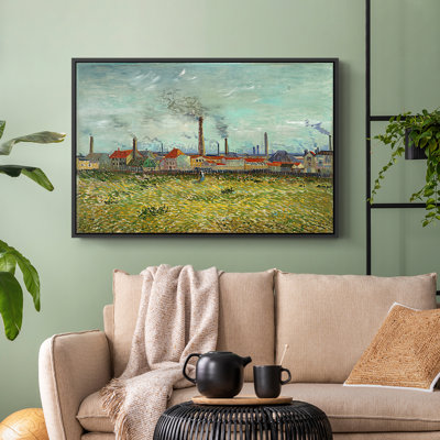 Factories at Clichy, 1887-Vincent van Gogh-Framed Gallery Wrapped Canvas