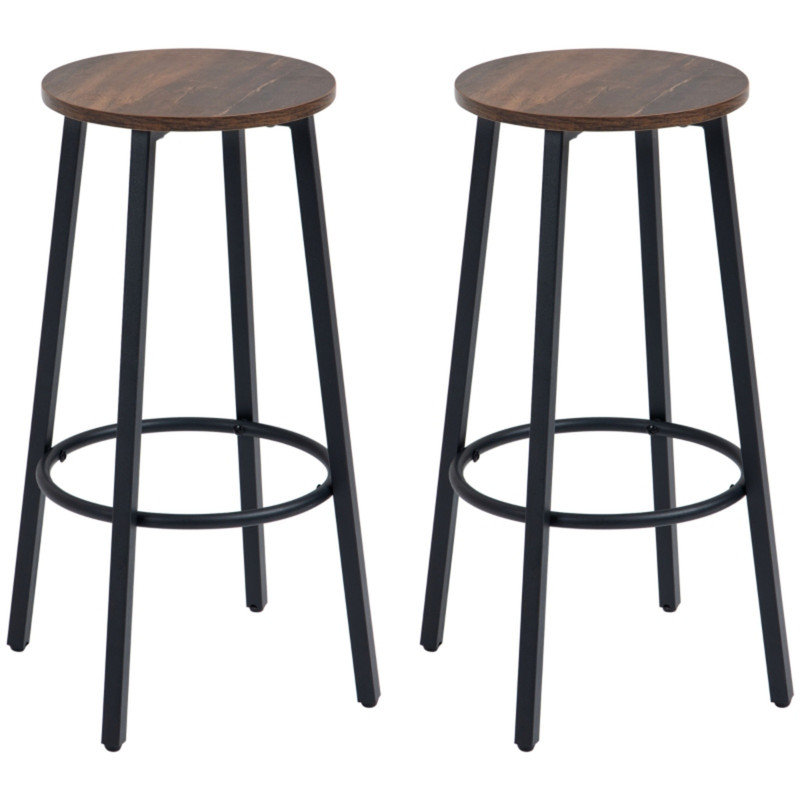 Counter Stool with Metal Frame