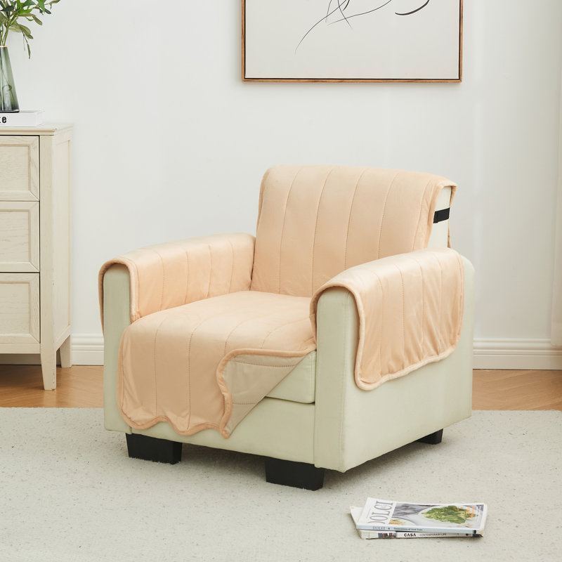 Protecteur de mobilier en velours ultra doux, Polyester orange