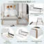 Lit plateforme tapissier avec pieds de support en bois et lit gigogne simple Madilyne-2008956528-2008956542