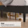 2 Pieces Bedroom Set Bed Frame With Ottoman Storage, Upholstered Platform Bed Frame And Ottoman Set