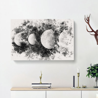 Moons Of Jupiter - Wrapped Canvas Print