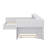 Twin-Sized L-Shaped Platform Bed With Trundle And A Single Drawer-382585227