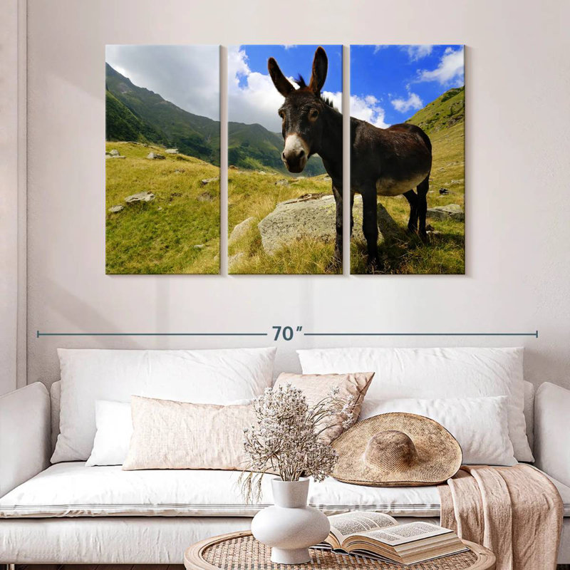 Brampt Wild Donkey, 32" H x 50" W