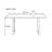 Modern minimalist rectangular dining table-268063196