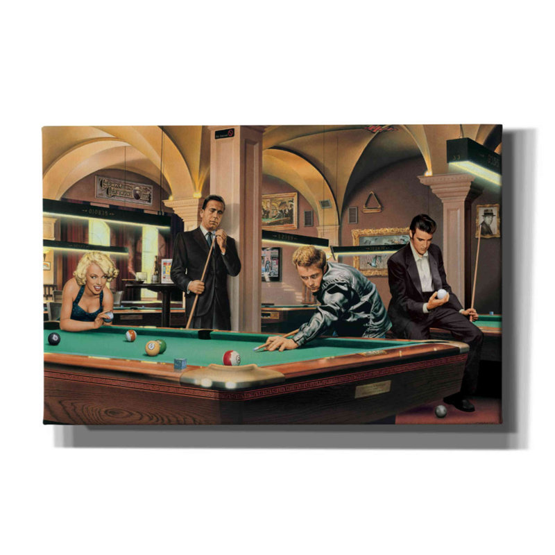 Sur toile, H 26 po x l 40 po x P 1,5 po