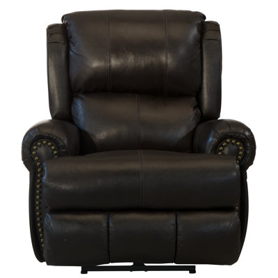 Fauteuil inclinable en cuir italien Woodville
