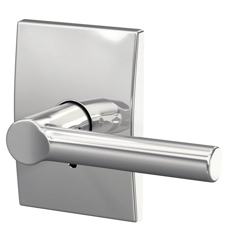 Custom Broadway Non-Turning Lever with Century Trim, Bright Chrome