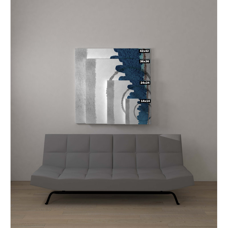 " Commutual Enthralling ", 24" H x 24" W x 2" D