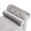 Banc repose-pieds rectangulaire en velours avec rangement et 1 coussin décoratif-1633589148