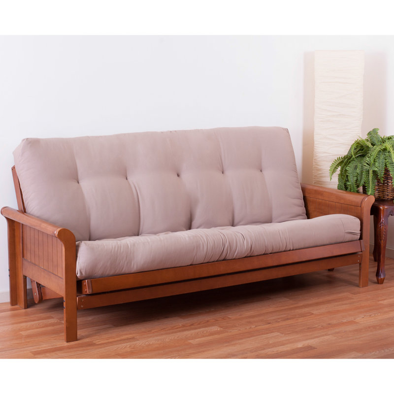 6'' Futon  Mattress, Toffee, Full