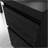 L-Shaped Desk, Black Finish