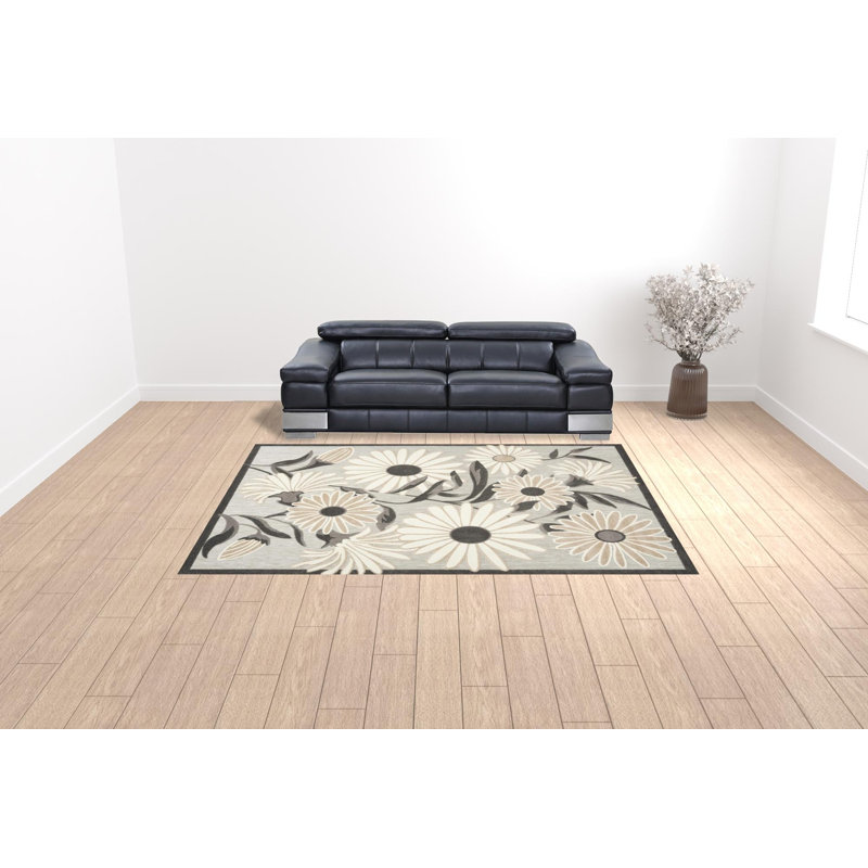 Tapis intérieur / extérieur beige Aloha, Rectangle 9 pi x 12 pi