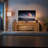 Solid Wood TV Stand for TVs up to 75", Farmhouse Wooden TV Console with Open Shelf Storage, 63" Entertainment Center for Living Room