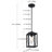 Gracela 1 - Light Lantern Rectangle Pendant-1233750508-1233750035