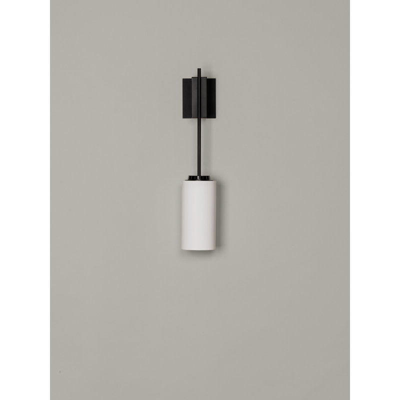 Aluminum LED Armed Sconce, Frosted