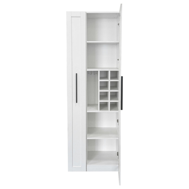 Armoire de cuisine avec tablette de rangement coulissante multi-fonctionnelle