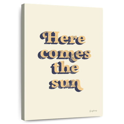 Tergel Here Comes The Sun Typography