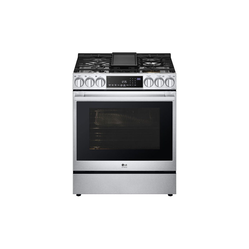 LG STUDIO Smart Wi-Fi Dual Fuel Slide-in Range with ProBake Convection® and EasyClean®, 6.3 cu. ft.