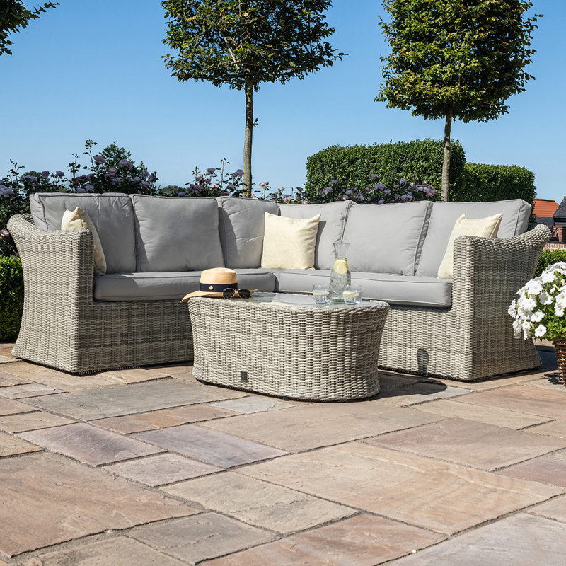 Dulce Small Corner Group, Light Grey