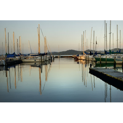 Marina Sundown II 1 Piece Wrapped Canvas Wall Art