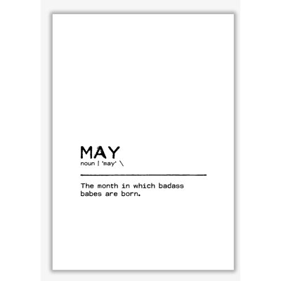 May Badass - Print