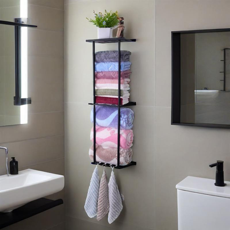 24 cm Steel Wall Mounted Towel Rack