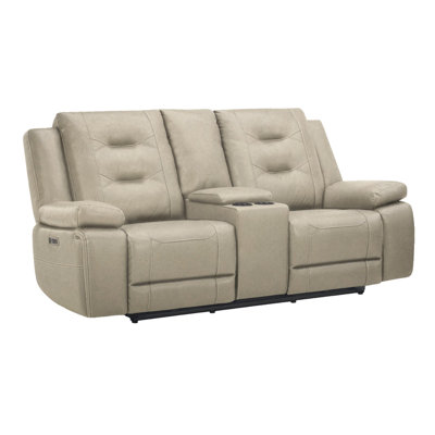 Alleyna Power Reclining Console Loveseat