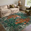 Tapis lavable vert foncé Goldene Vintage-1817352364-1835400274