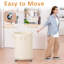 Metal Rolling Laundry Basket with Handles