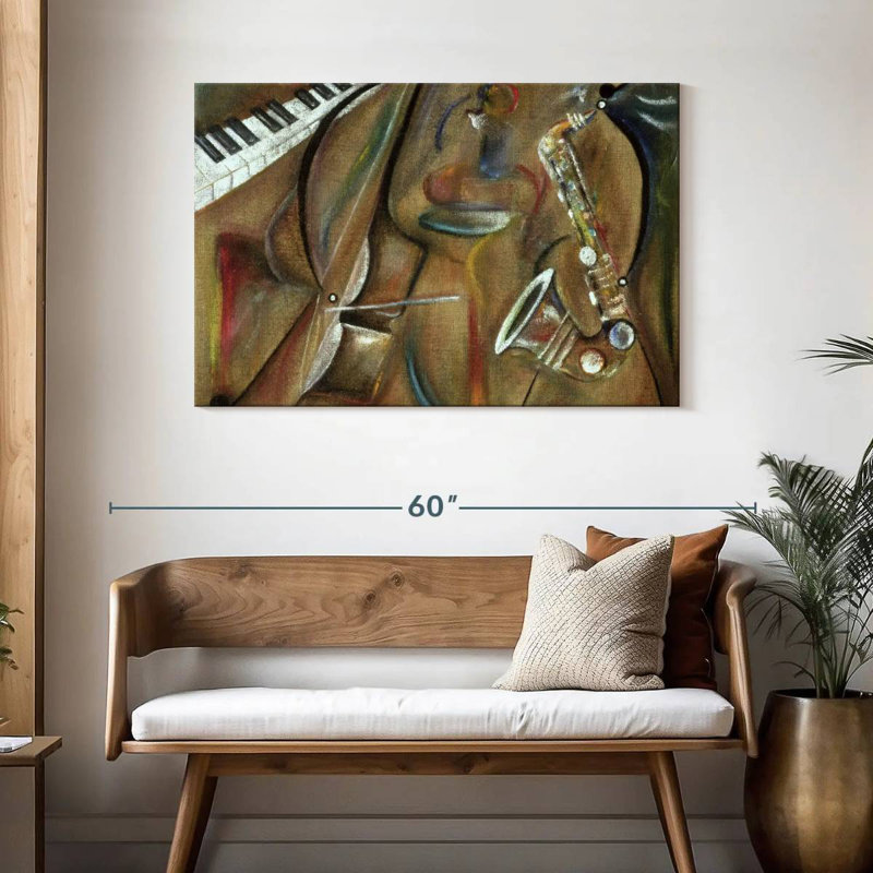 Abarca toile de jute sax, H 30 po x l 45 po
