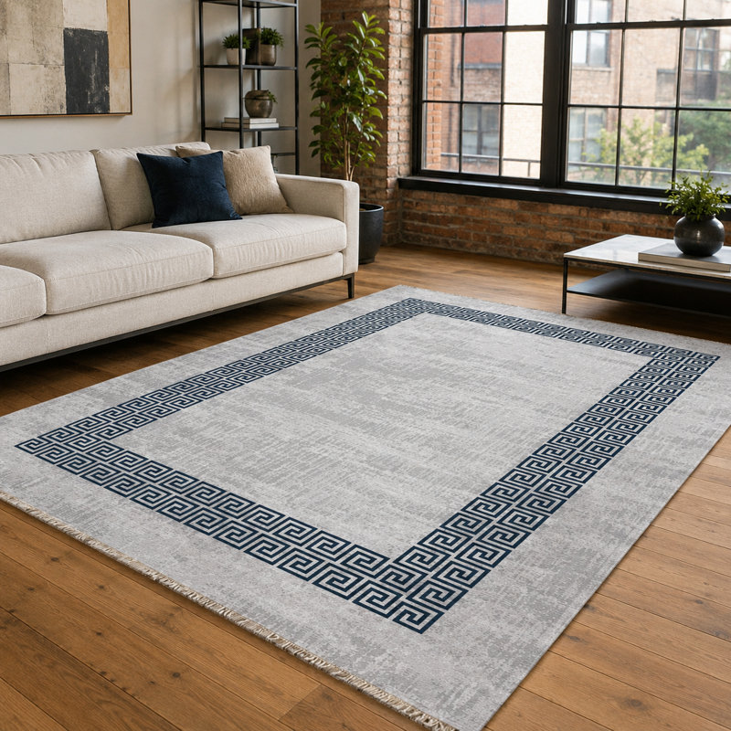 Oriental Cotton and Chenille Flatweave Area Rug, 200 x 300 cm