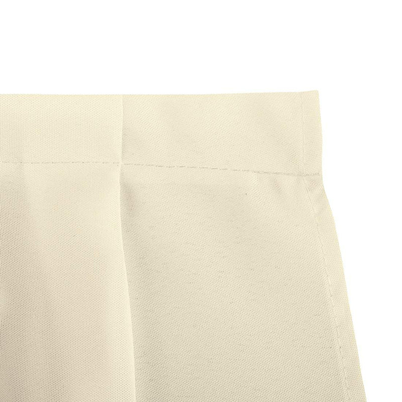 Ebneter Table Skirt, 75cm W x 640cm L, Ivory