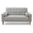 Contemporary  Loveseat For Two
