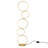46.06'' Polished LED Novelty Floor Lamp