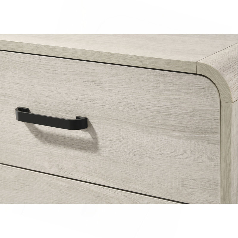 Meuble de rangement contemporain en bois avec 1 commode et 1 tiroir