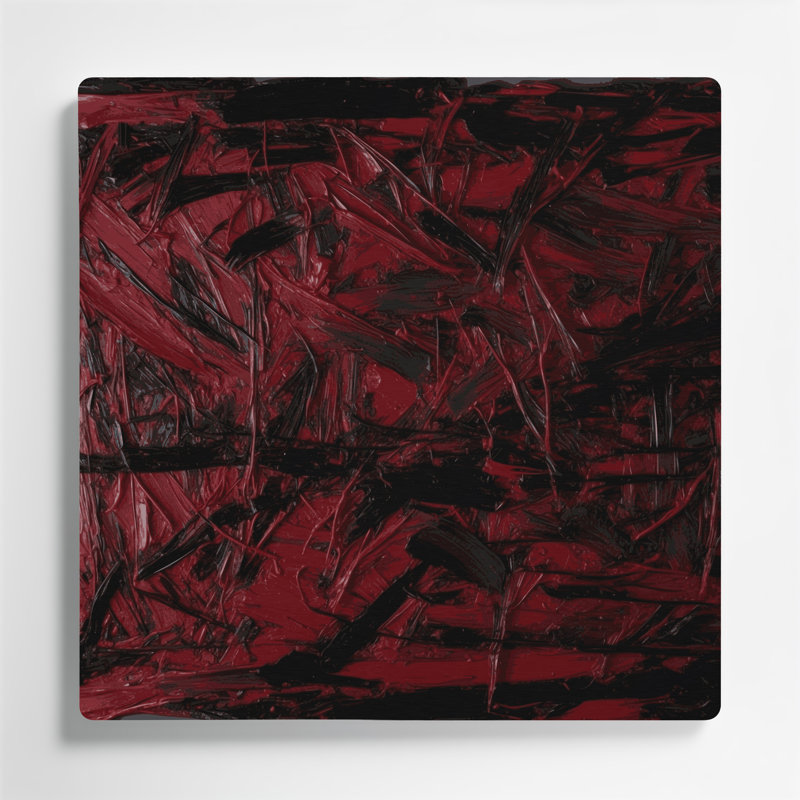 Neo Expressionism 93 Brown Metal Wall Art